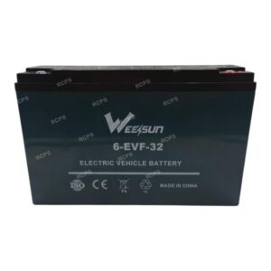 BATERIA TRICICLO MOTO ELECTRICA 12V 32AH (6-EVF-32) 267*77*168mm (AFT)